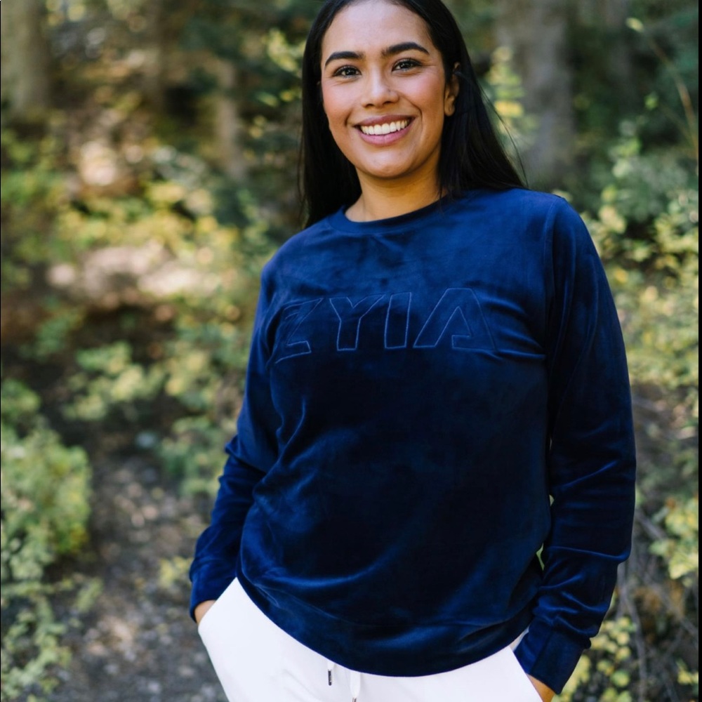Zyia Velvet Sweatshirt